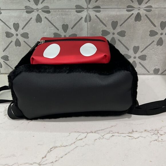 Disney Mickey Mouse Fuzzy Fur mini backpack. Brand new! Fun, vacation - Picture 8 of 8